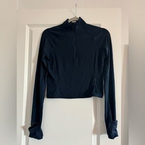 Lululemon rulu cropped half zip